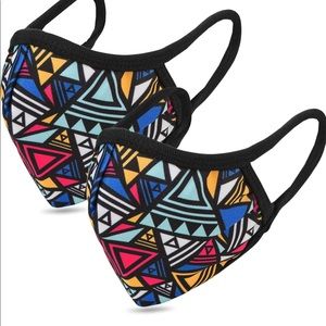 Geometry Triangle Patterned Face Mask